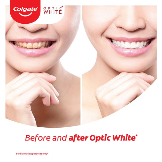 Colgate Optic White Sparkling White Toothpaste 75ml / 100g Brightening & Deep Clean Formula