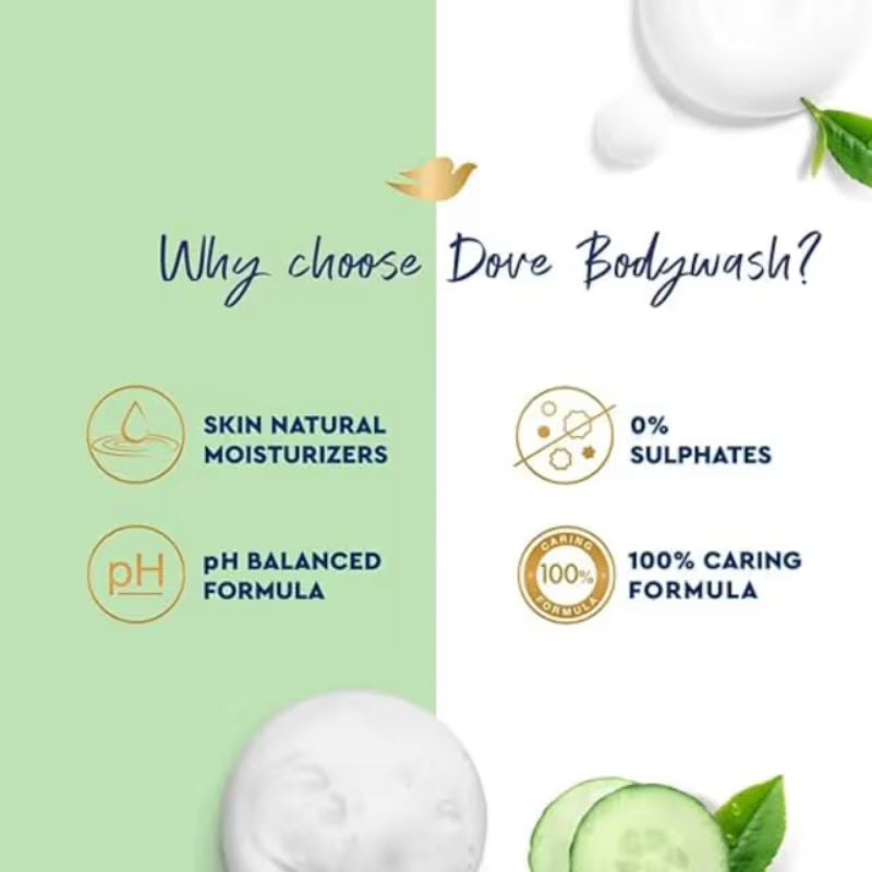 Dove Go Fresh Touch Body Wash Cucumber & Green Tea 550ml
