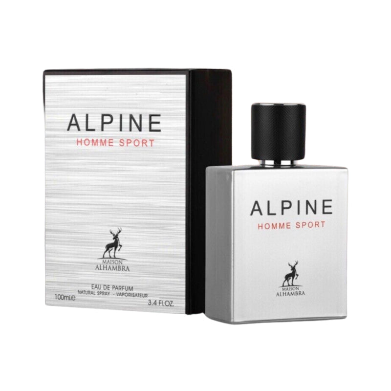 Maison Alhambra Alpine Homme Sport Eau De Parfum for Men 100ml Long-Lasting Fresh & Sporty Fragrance