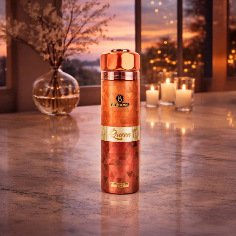 BigBoss Big Boss Queen Perfumed Spray 250ml - Long Lasting Fragrance Body Mist for Women, Fresh & Elegant Daily Scent