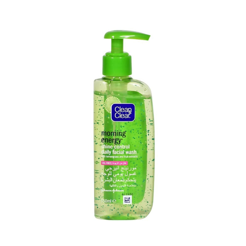 Clean & Clear Morning Energy Shine Control Daily Facial Wash 150ml