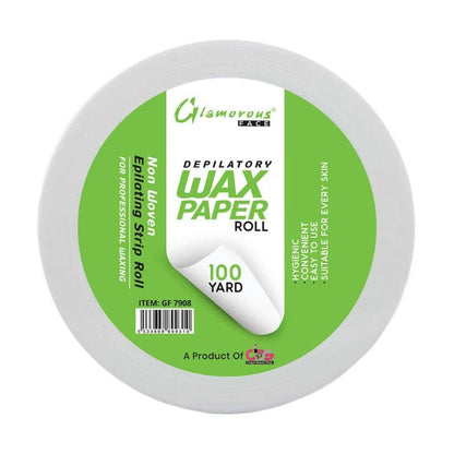 Glamorous Face Depilatory Wax Roll Paper (100 Yard)