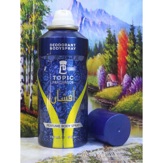 Topic Fragrance Afshan Perfume Body Spray 150ml Long-Lasting Elegant Scent