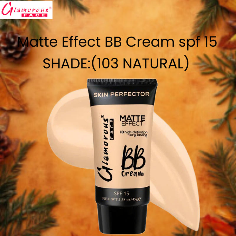 Glamorous Face Matte Effect BB Cream spf 15 (Shade:103 Natural)