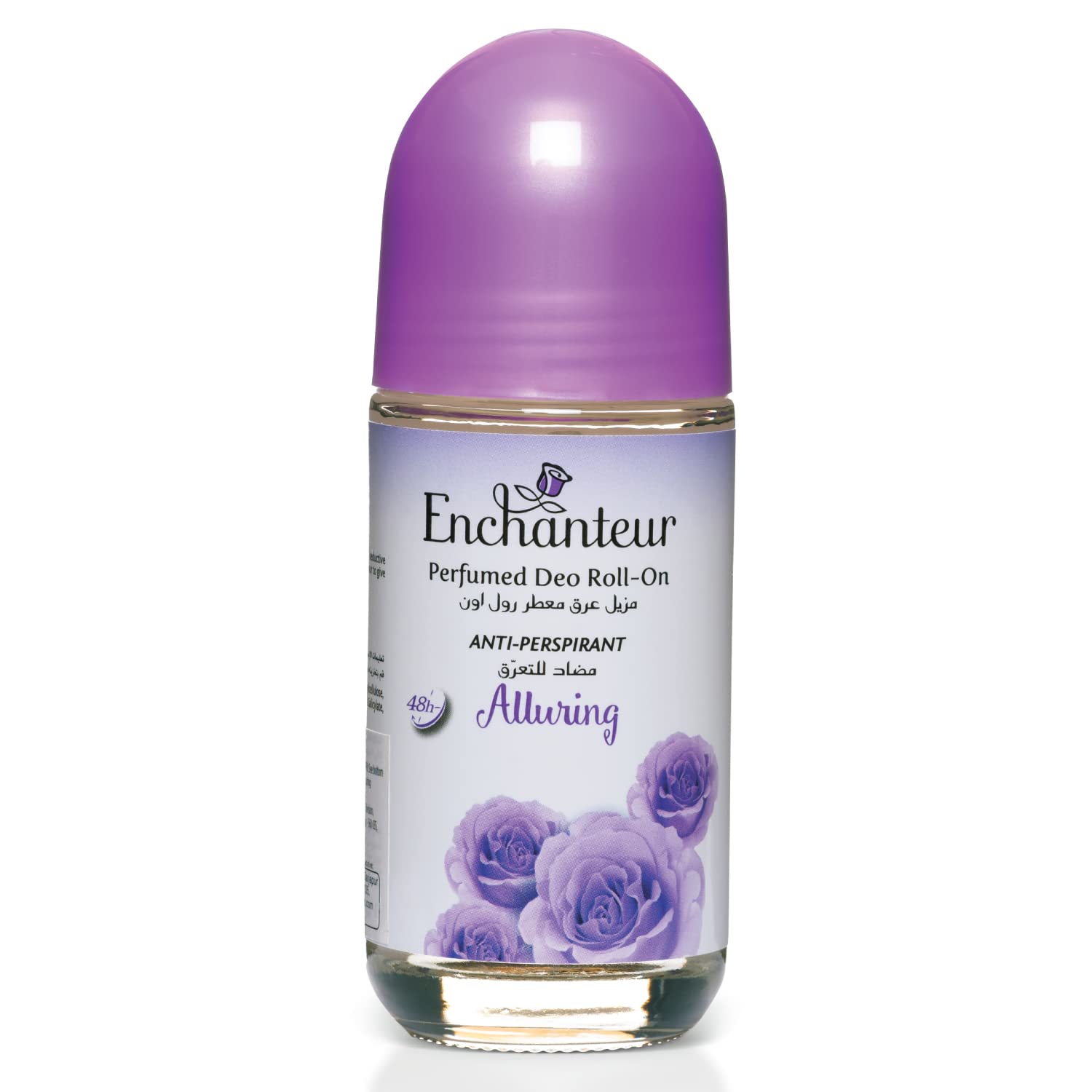 Enchanteur Alluring Roll-On Anti-Perspirant Deodorant 50ml – Long Lasting Perfumed Fresh Floral Fragrance for Women Odor Prot