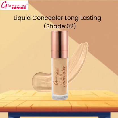 Glamorous Face Liquid Concealer Long Lasting (Shade:02)