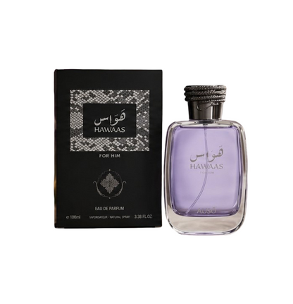 Auso Hawaas For Him Eau De Parfum 100ml – Long Lasting Fresh Aquatic Woody Spicy Fragrance Perfume for Men Strong Masculine D