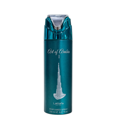 Lattafa Pride Art Of Arabia 1 Perfumed Spray 200ml – Long Lasting Luxury Oriental Fragrance Body Spray for Men & Women