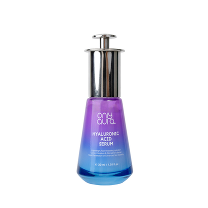 Only Aura Hyaluronic Acid Serum 30ml – Deep Hydrating Skincare Serum for Intense Moisture, Skin Plumping, Fine Line Care & So