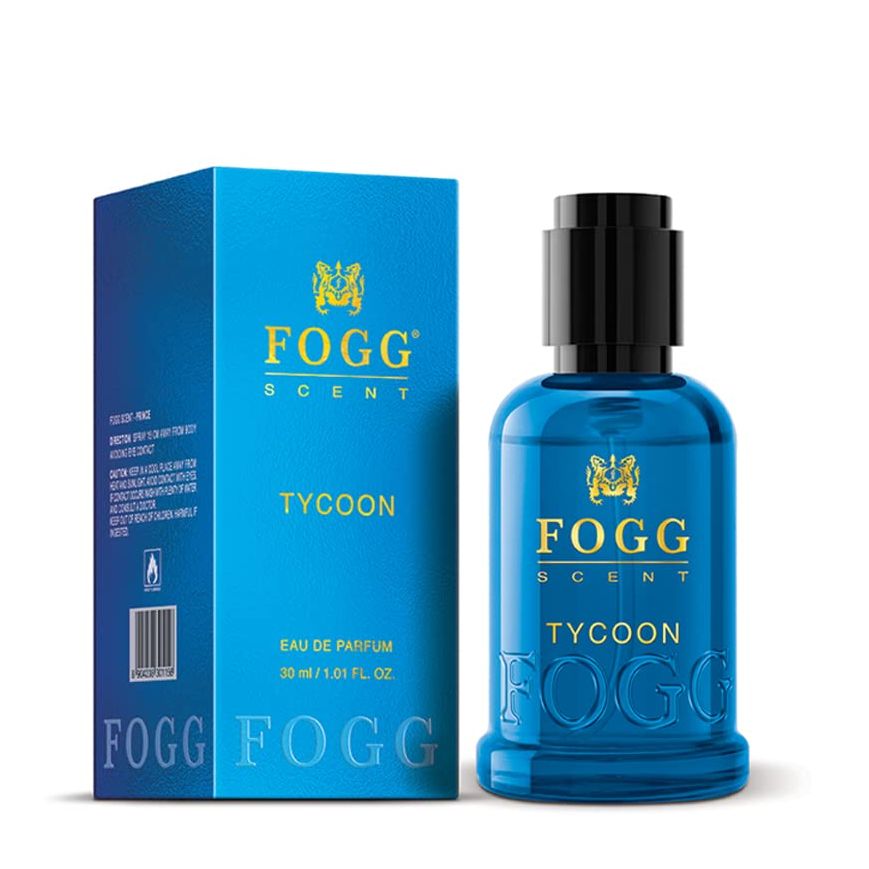 Fogg Scent Tycoon Perfume Eau De Parfum 30ml – Long Lasting Premium Fragrance Spray for Men, Compact Travel Size