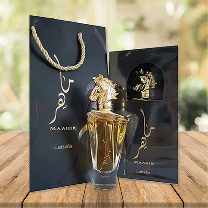 Lattafa Maahir Gold Perfume EDP 100ml Long Lasting Arabic Unisex Fragrance