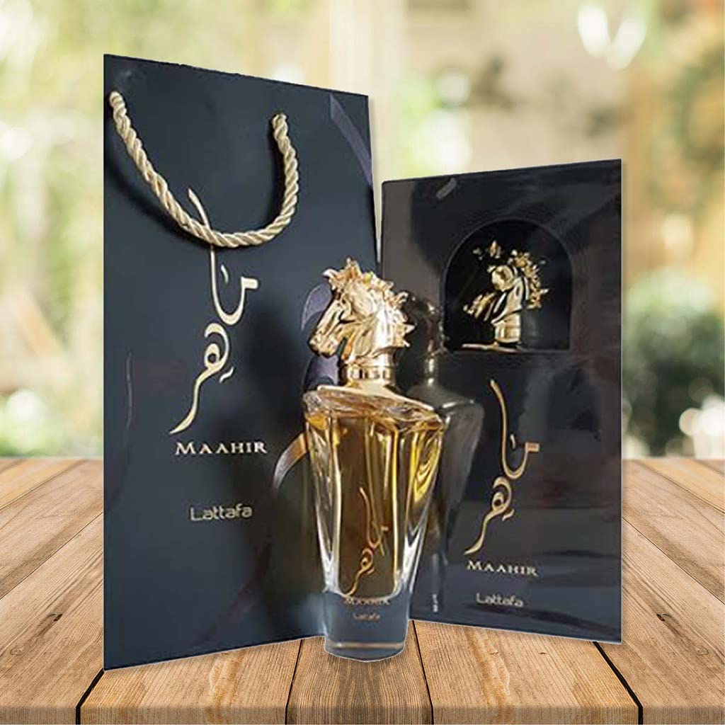 Lattafa Maahir Gold Perfume EDP 100ml Long Lasting Arabic Unisex Fragrance