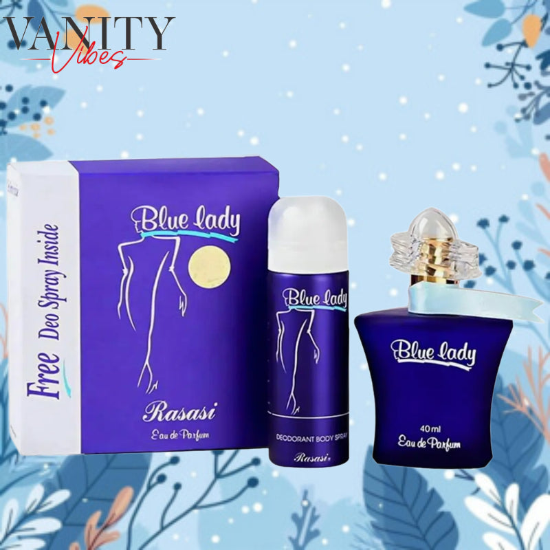 Rasasi Blue Lady EDP Women 40ml with Free deo 50ml for Women