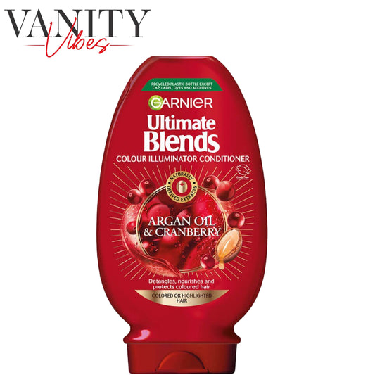 Garnier Ultimate Blends Colour Illuminator Conditioner Argan & Cranberry 400ml