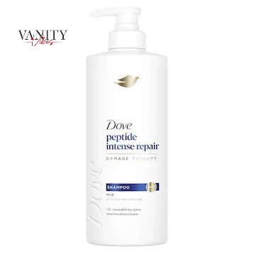 Dove Peptide Intense Repair Damage Therapy Shampoo, 380ml, with Advanced Hair Care Formula for Severely Damaged Hai