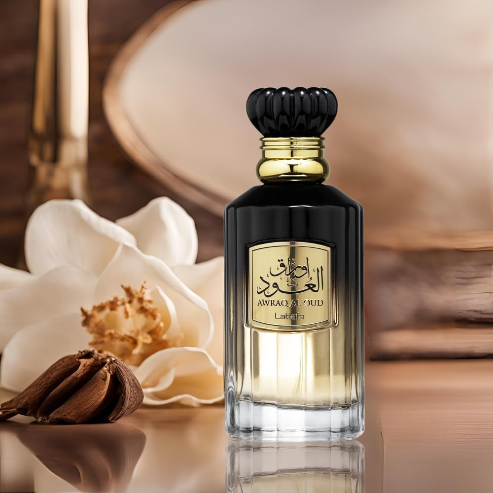 Lattafa Awraq Al Oud Eau de Parfum 100ml - Long Lasting Original Rich Oud Unisex Fragrance for Men & Women