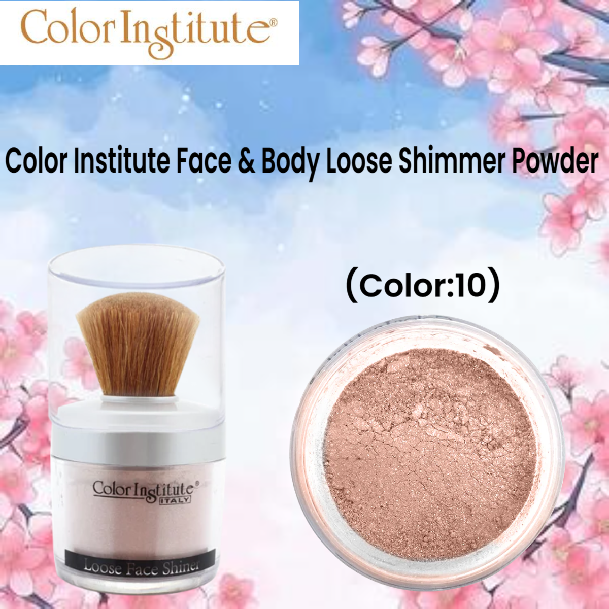 Color Institute Face & Body Loose Shimmer Powder (Color:10)