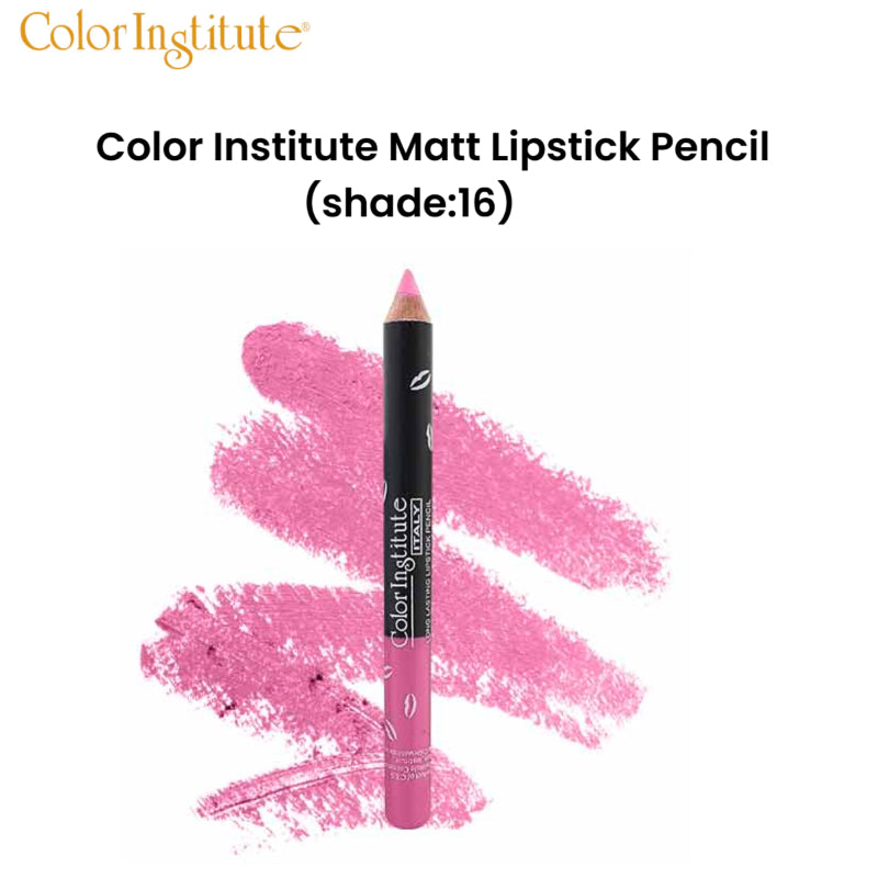 Color Institute Matt Lipstick Pencil (Shade:16)