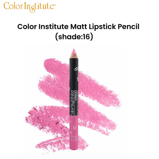 Color Institute Matt Lipstick Pencil (Shade:16)