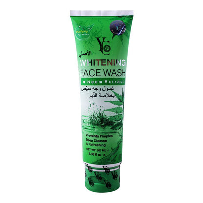 YC Whitening Neem Extract Face Wash 100 ml Deep Cleansing, Acne Control & Skin Brightening