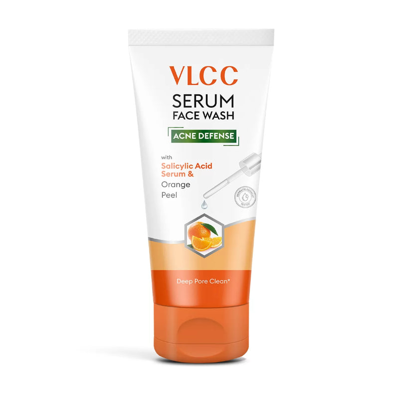 VLCC Acne Defense Serum Face Wash with Salicylic Acid & Orange Peel 150ml