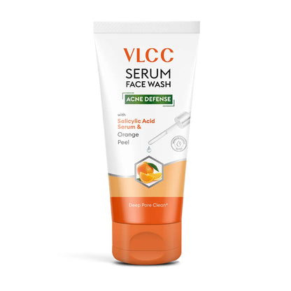 VLCC Acne Defense Serum Face Wash with Salicylic Acid & Orange Peel 150ml
