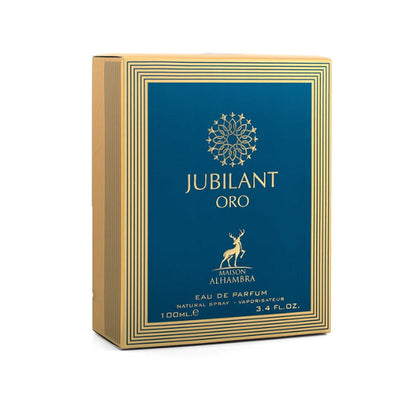 Maison Alhambra Jubilant Oro Eau de Parfum for Men 100ml Long-Lasting Elegant Masculine Fragrance