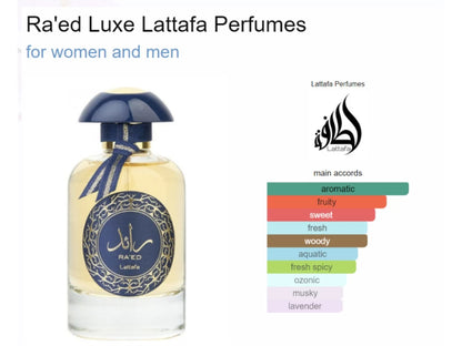 Aris Perfumes Lattafa Raed Luxe Gold for Women And Men EDP Perfume Spray 100ml