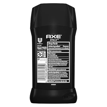AXE Antiperspirant Deodorant Stick Apollo 48 Hour Sweat and Odor Protection 76g