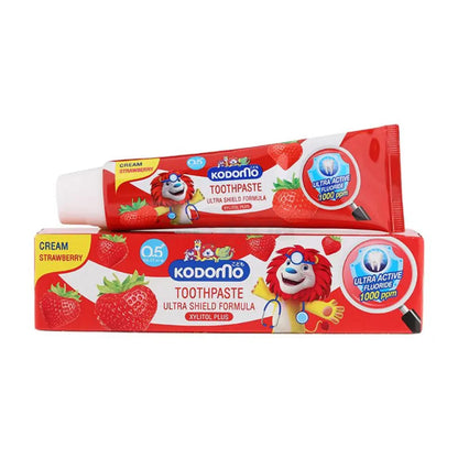 KODOMO STRAWBERRY 0.5+ YRS CREAM TOOTH PASTE LION 65g