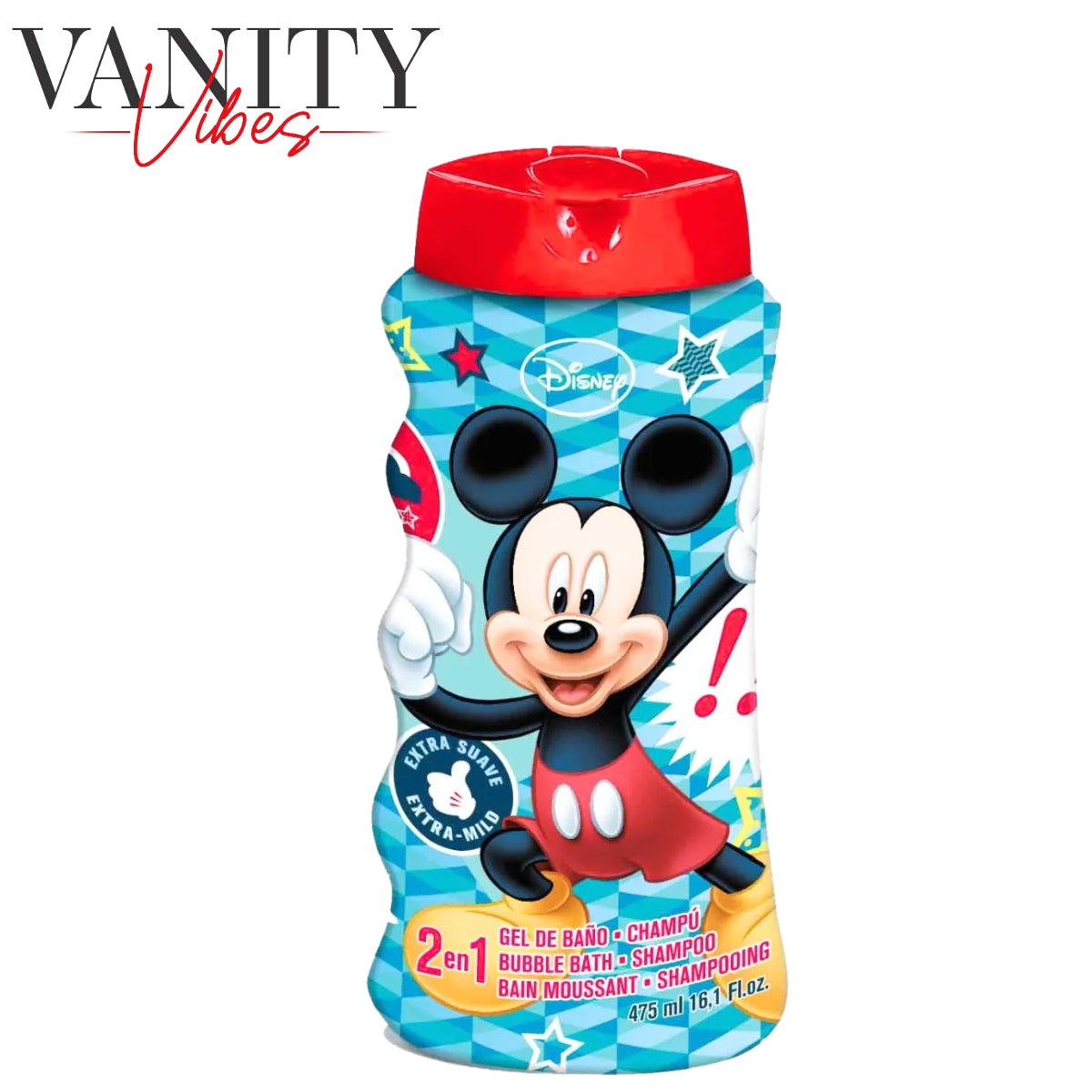 Lorenay Disney Mickey Mouse 2 in 1 Bath & Shampoo 475ml