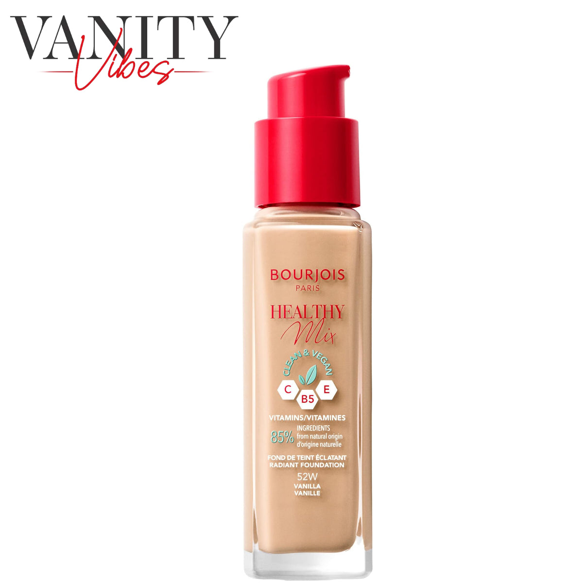 Bourjois Healthy Mix Clean & Vegan Foundation 52W Vanilla