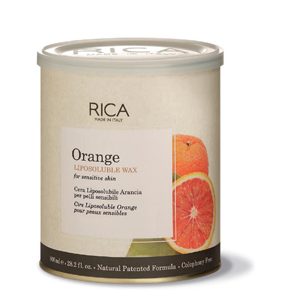 RICA Orange Sensitive Skin Liposoluble Wax-800ML