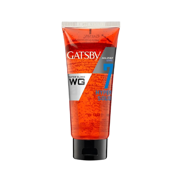 Gatsby Water Gloss Level 7 Hyper Solid Hair Gel 100g