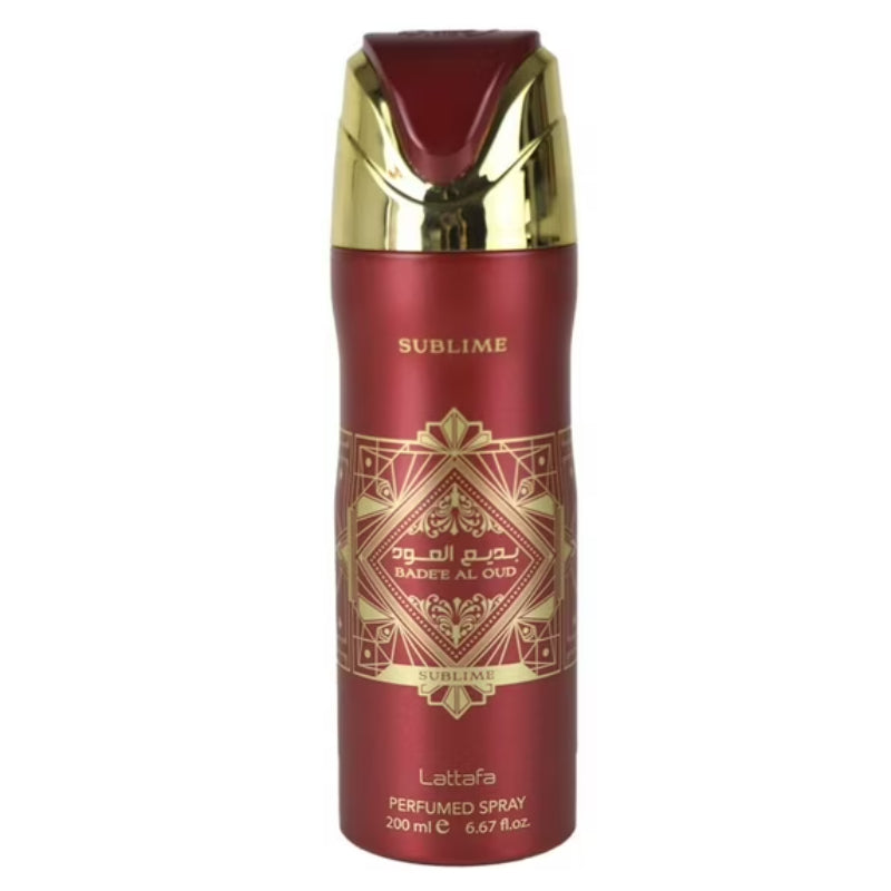 Bade’e Al Oud Sublime Deodorant Body Spray by Lattafa 200 ml Rich Oud Fragrance & Long‑Lasting Freshness