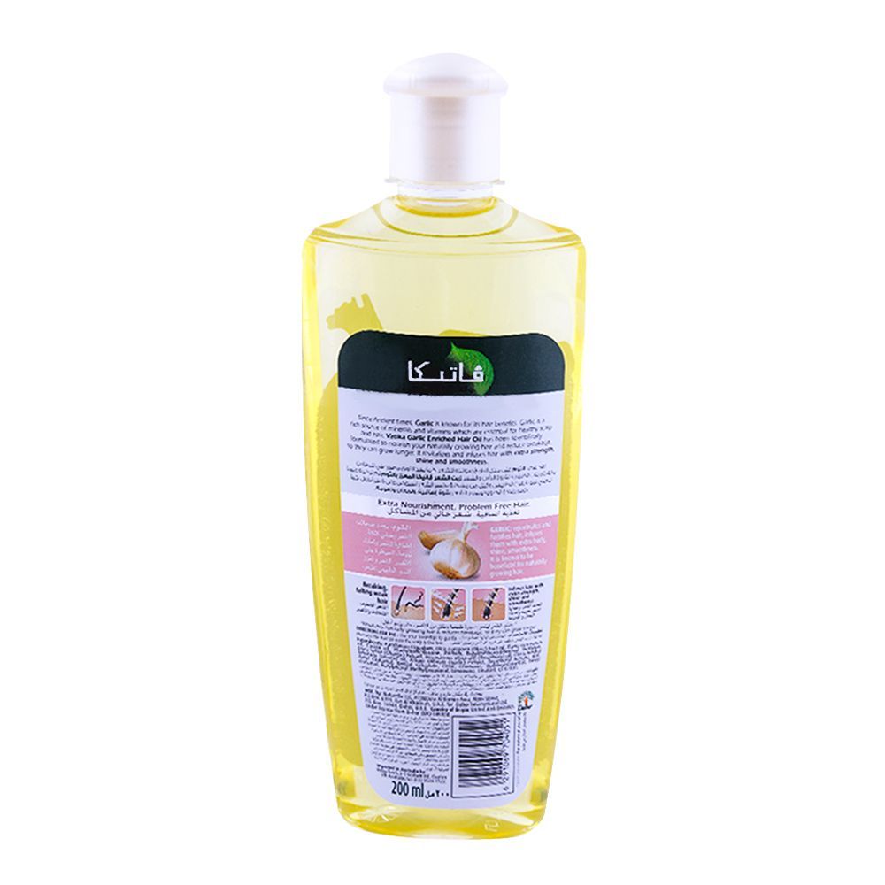 Vatika Naturals Garlic Natural Hair Growth Enriched Hair Oil 200ml