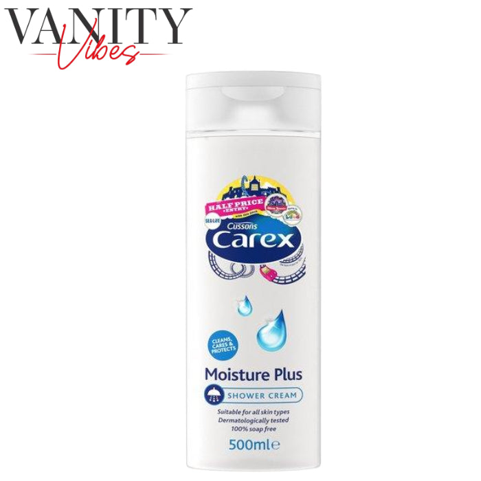 CUSSONS CAREX MOISTURE PLUS SHOWER CREAM 500ml