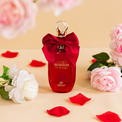 Tad Angel Magic Blossom by Afnan EDP 100ml for Women - Long Lasting Floral Fruity Perfume, Luxury Fragrance Spray, Feminine E