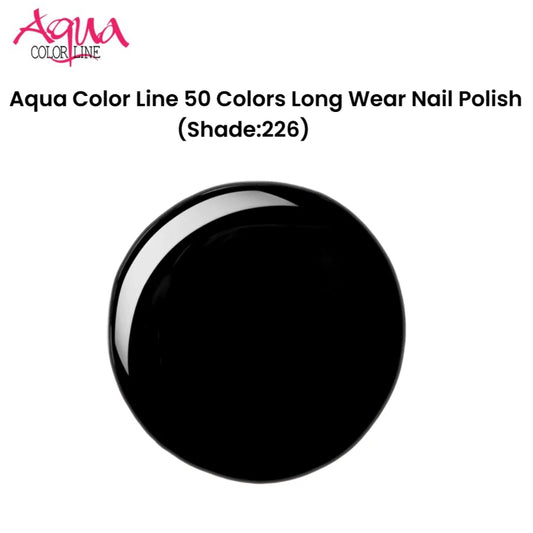 Aqua Color Line 50 Colors Long Wear Nail Polish (Shade:226)