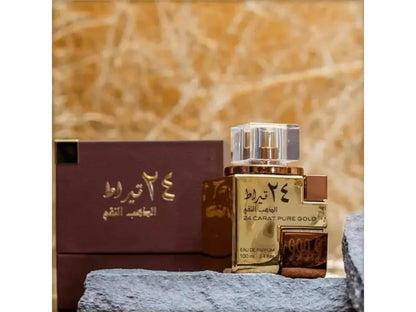 Lattafa 24 Carat Eau de Parfum 100ml - Long Lasting Original Luxury Unisex Fragrance for Men & Women