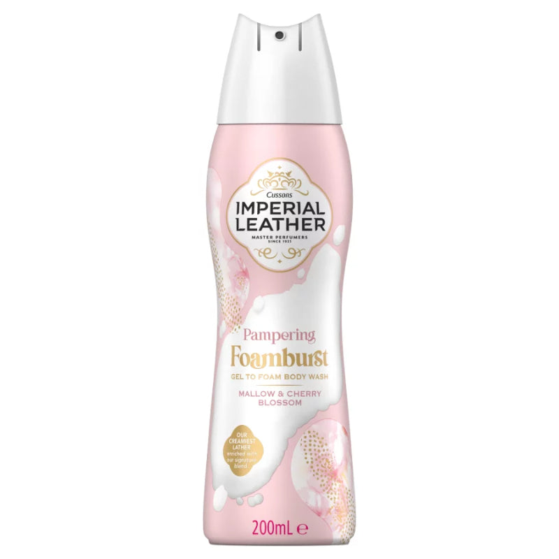 Imperial Leather Pampering Foamburst Mallow & Cherry Blossom Gel To Foam Shower Gel 200ml