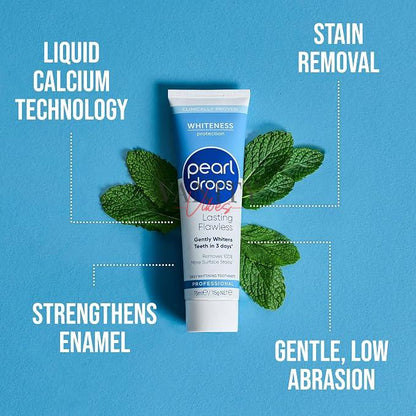 Pearl Drops - Lasting Flawless Professional Daily Toothpaste - Whiter Teeth In 3 Days - 75 ml