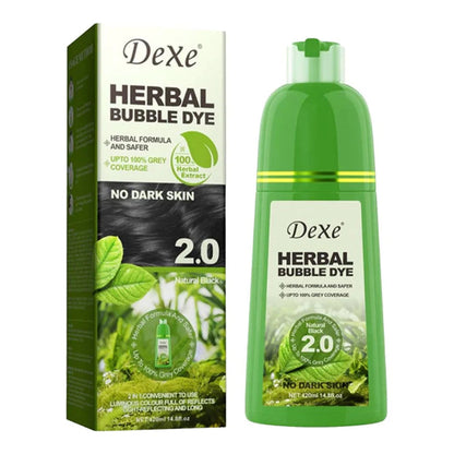 Dexe Herbal Bubble Dye 2.0 420 ml Easy Hair Coloring & Herbal Care