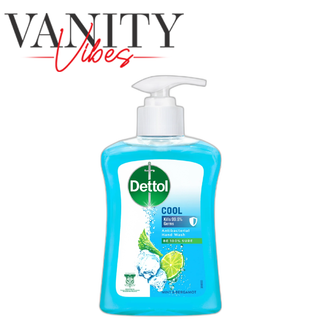 Dettol Cool Liquid Hand Wash 250ml - Anti-Bacterial Daily Hand Cleaner