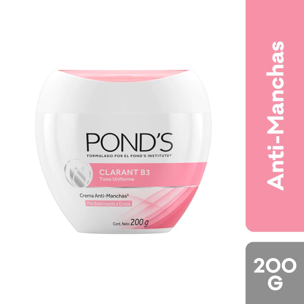 PONDS Pond’s Formulado por el Pond’s Institute Clarant B3 Tono Uniforme Anti-Manchas Cream for Oily Skin 200g - Even Tone & S