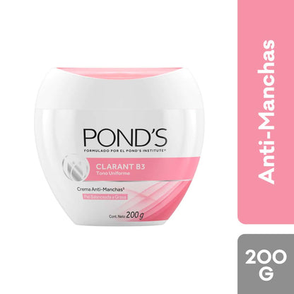 PONDS Pond’s Formulado por el Pond’s Institute Clarant B3 Tono Uniforme Anti-Manchas Cream for Oily Skin 200g - Even Tone & S