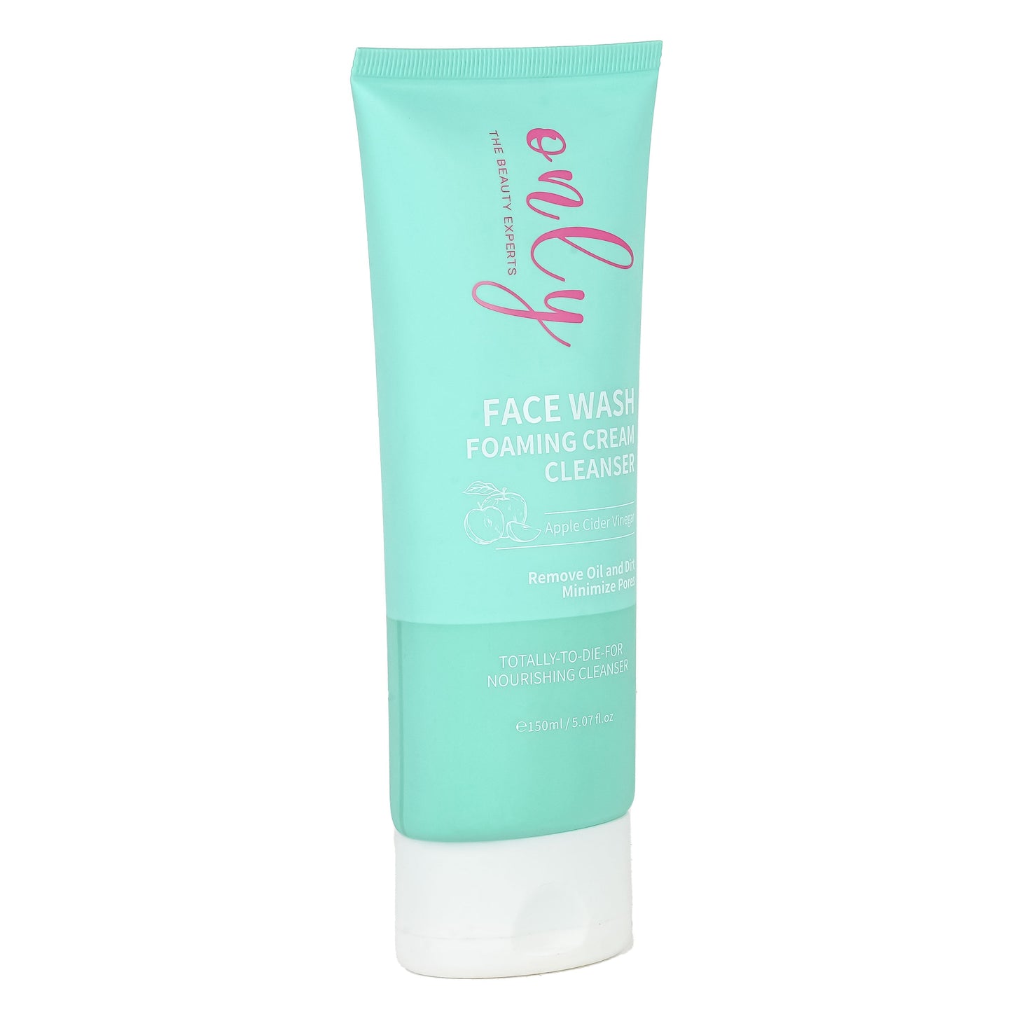 Only The Beauty Experts Face Wash Foaming Cream Cleanser with Apple Cider Vinegar 150ml Deep Cleansing & Clarifying