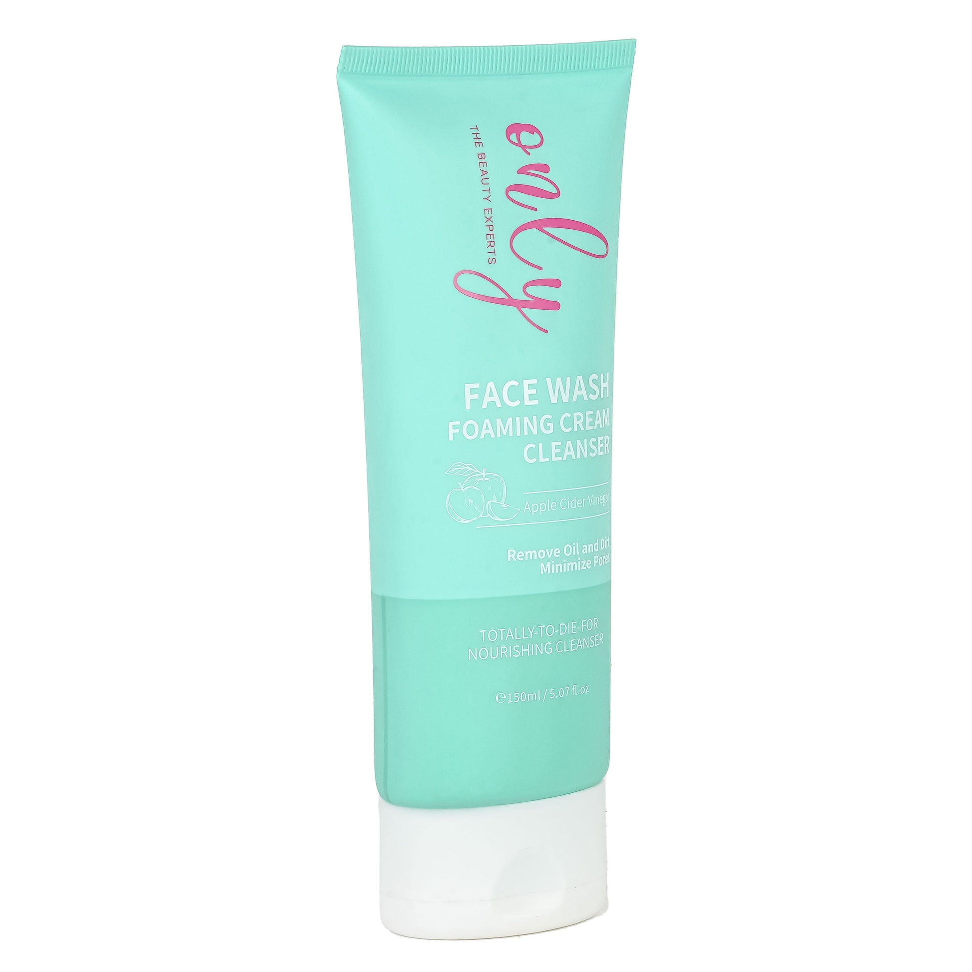 Only The Beauty Experts Face Wash Foaming Cream Cleanser with Apple Cider Vinegar 150ml Deep Cleansing & Clarifying