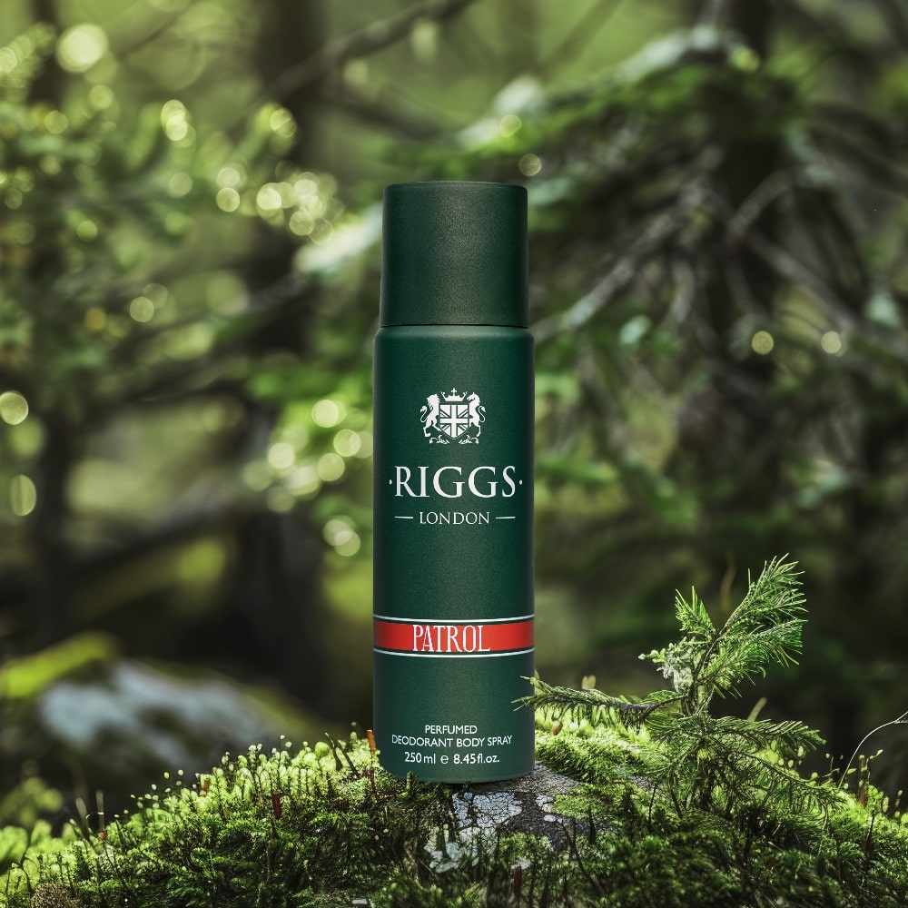 Riggs London Patrol Perfumed Deodorant Body Spray 250ml Long-Lasting Fresh & Masculine Fragrance
