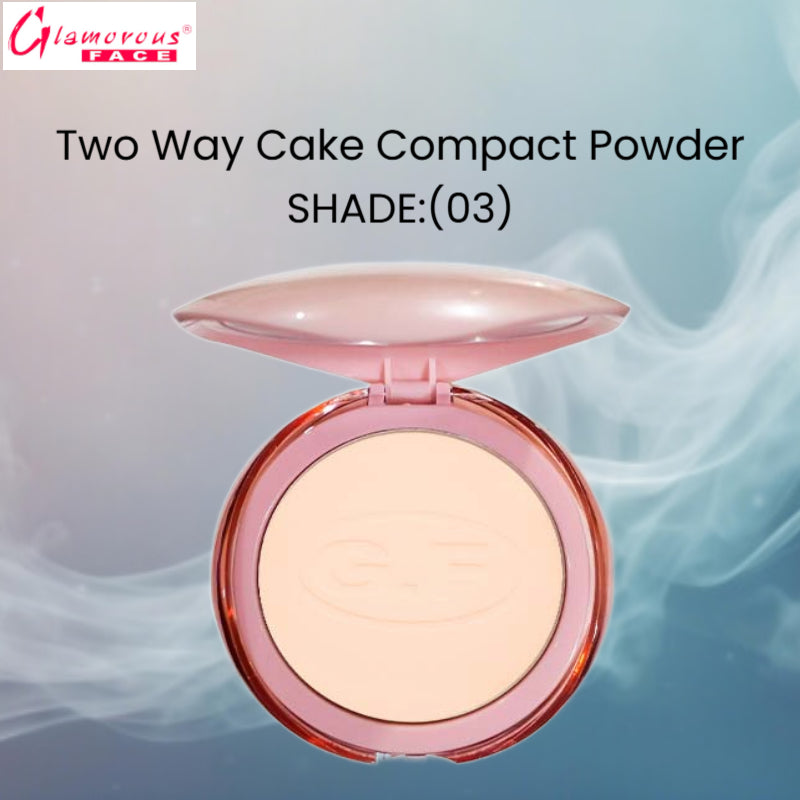 Glamorous Face Two Way Cake Compact Powder (Shade:03)